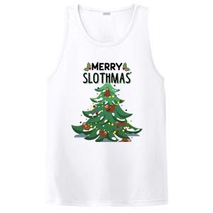 Merry Slothmas Funny Ugly Christmas Gift PosiCharge Competitor Tank