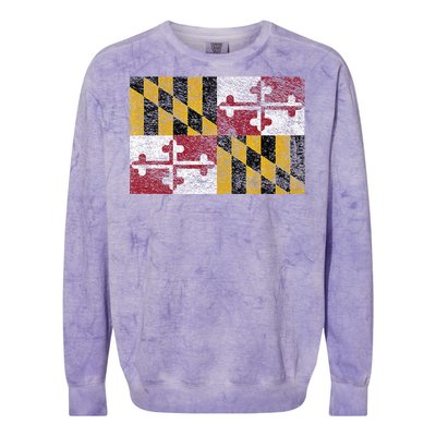 MARYLAND STATE FLAG ANNAPOLIS BALTIMORE CHESAPEAKE BAY Colorblast Crewneck Sweatshirt