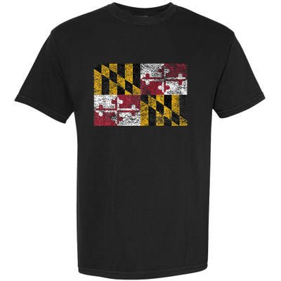 MARYLAND STATE FLAG ANNAPOLIS BALTIMORE CHESAPEAKE BAY Garment-Dyed Heavyweight T-Shirt