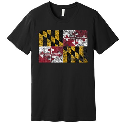 MARYLAND STATE FLAG ANNAPOLIS BALTIMORE CHESAPEAKE BAY Premium T-Shirt