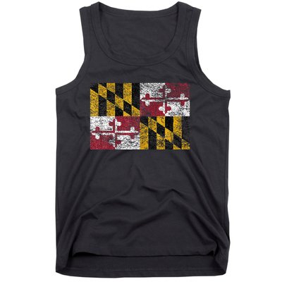 MARYLAND STATE FLAG ANNAPOLIS BALTIMORE CHESAPEAKE BAY Tank Top