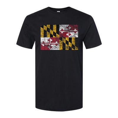 MARYLAND STATE FLAG ANNAPOLIS BALTIMORE CHESAPEAKE BAY Softstyle CVC T-Shirt