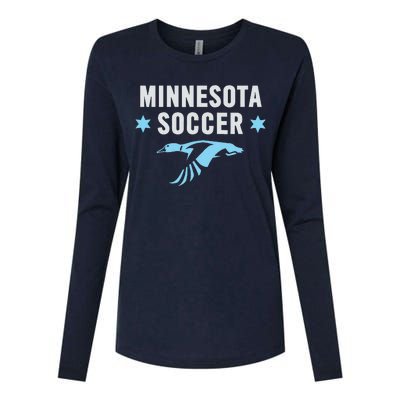 Minnesota Soccer Fan Gear Fc United Womens Cotton Relaxed Long Sleeve T-Shirt