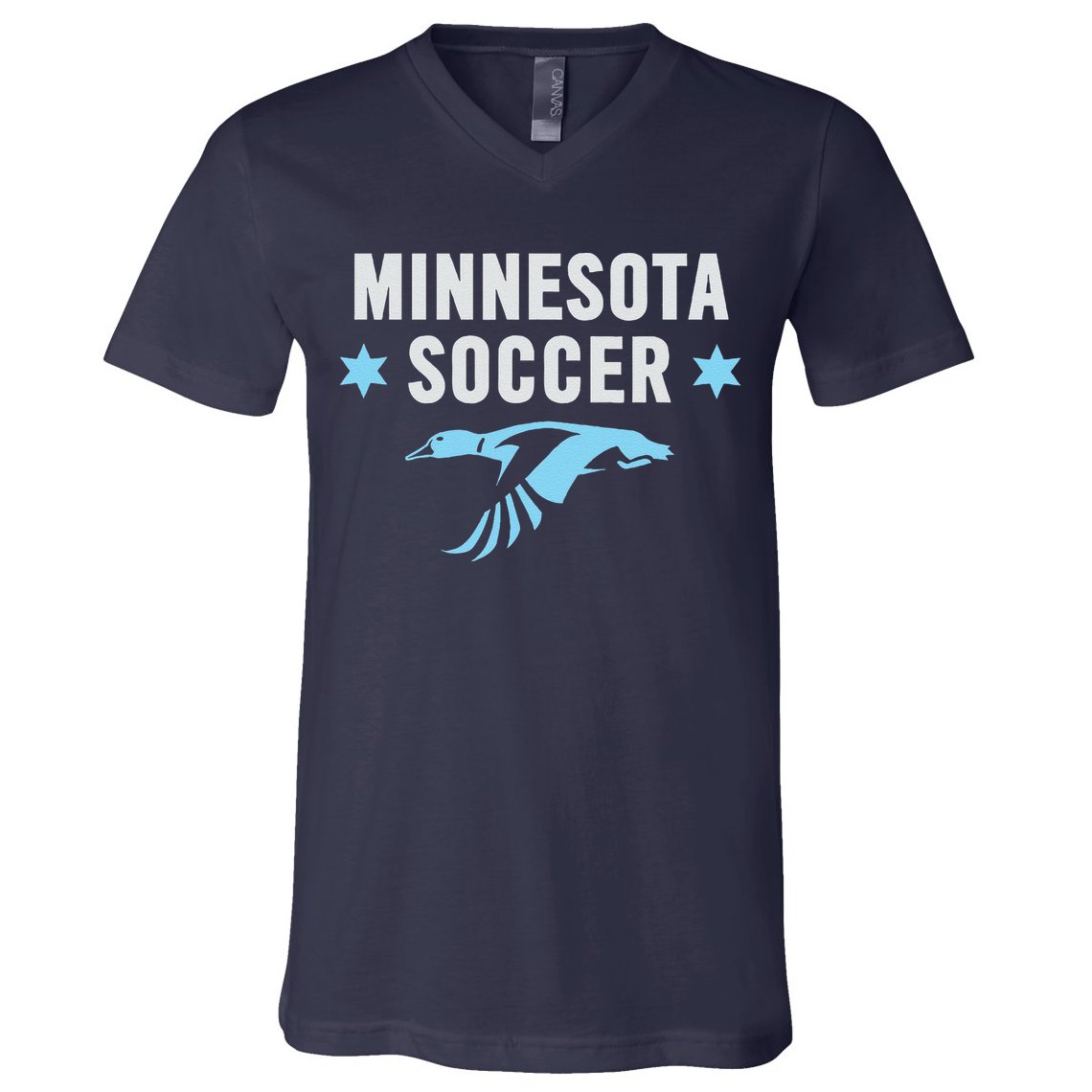 Minnesota Soccer Fan Gear Fc United V-Neck T-Shirt