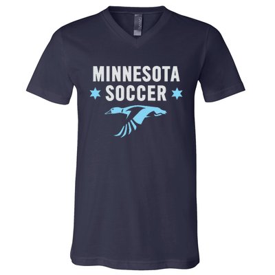 Minnesota Soccer Fan Gear Fc United V-Neck T-Shirt