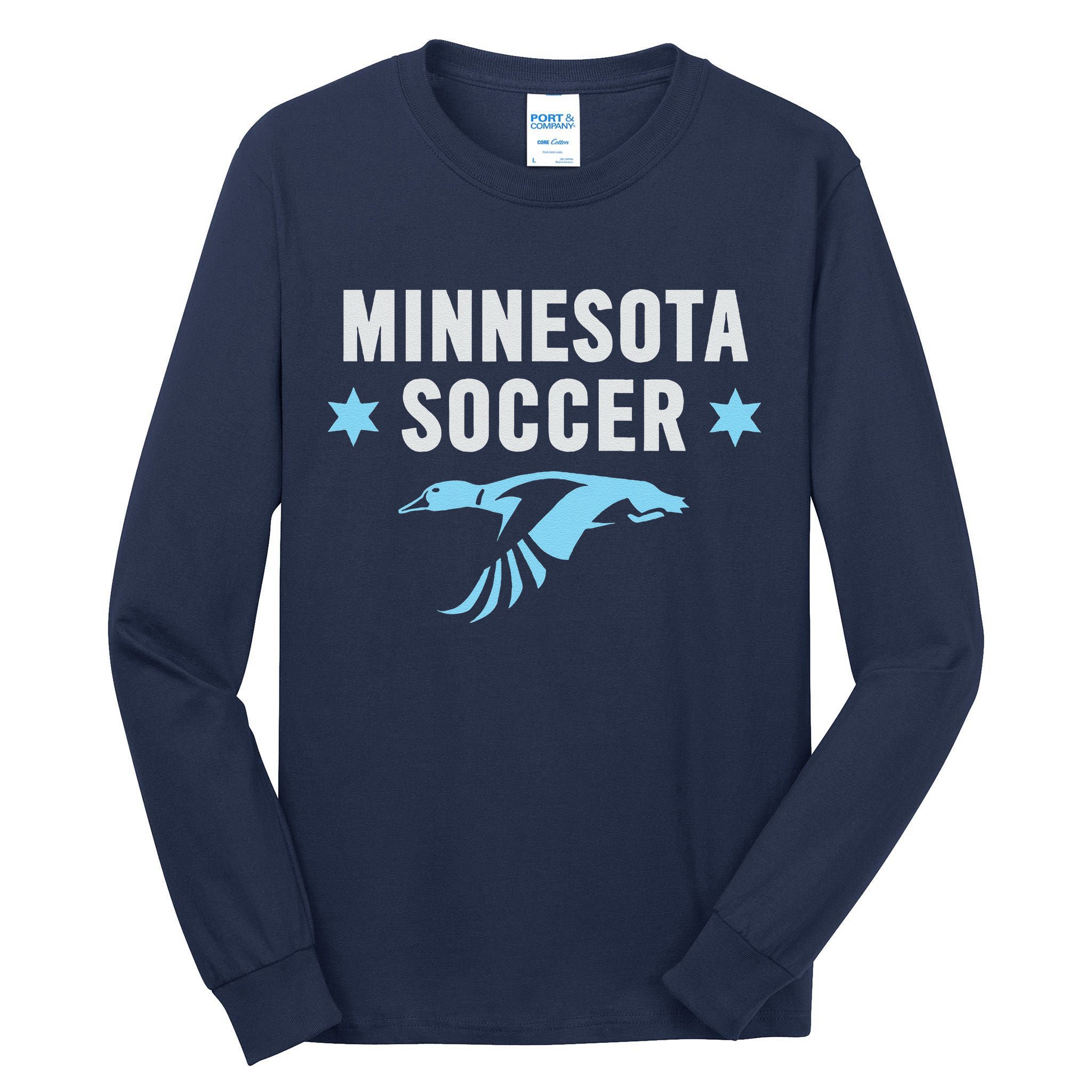 Minnesota Soccer Fan Gear Fc United Tall Long Sleeve T-Shirt