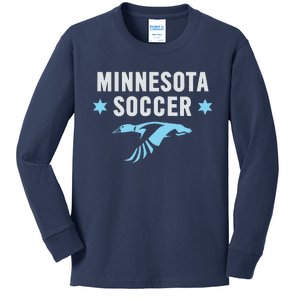 Minnesota Soccer Fan Gear Fc United Kids Long Sleeve Shirt