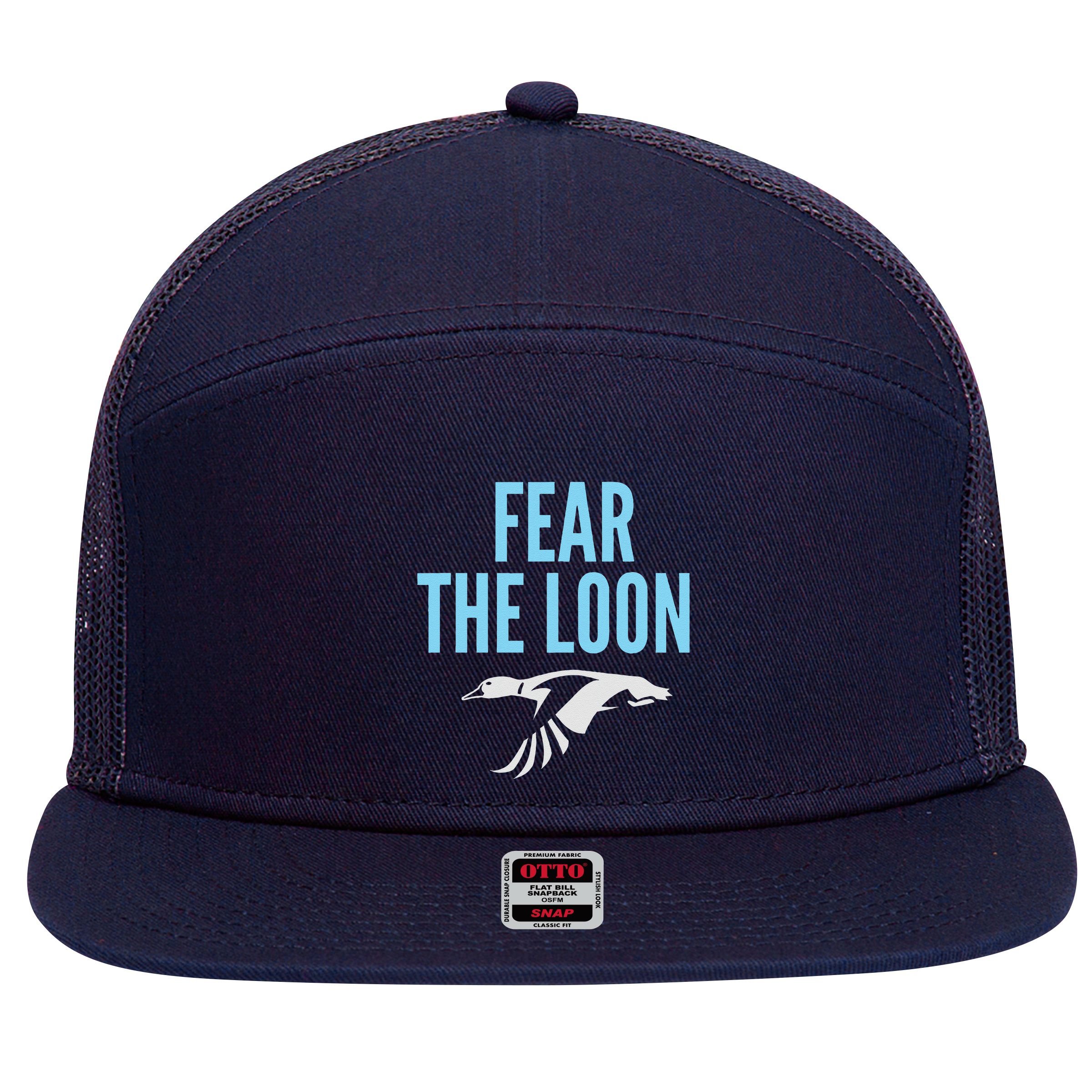 Minnesota Soccer Fear The Loon Fc  United 7 Panel Mesh Trucker Snapback Hat