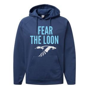 Minnesota Soccer Fear The Loon Fc  United Performance Fleece Hoodie