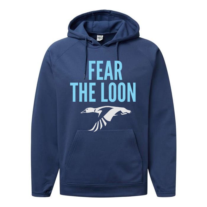 Minnesota Soccer Fear The Loon Fc  United Performance Fleece Hoodie