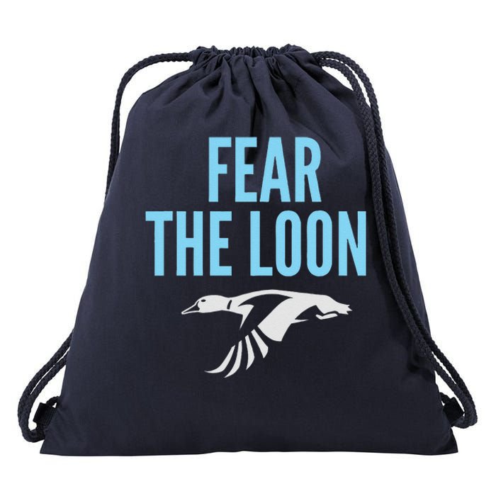 Minnesota Soccer Fear The Loon Fc  United Drawstring Bag