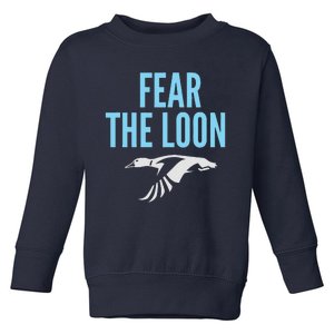 Minnesota Soccer Fear The Loon Fc  United Toddler Sweatshirt