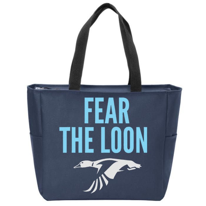 Minnesota Soccer Fear The Loon Fc  United Zip Tote Bag