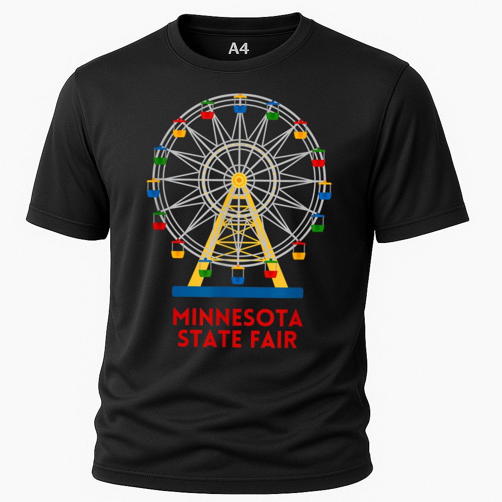 Minnesota State Fair Ferris Wheel County Fair Cooling Performance Crew T-Shirt