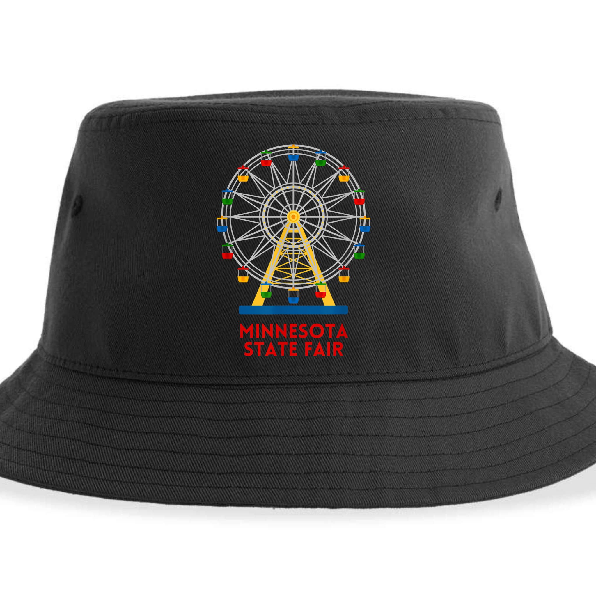 Minnesota State Fair Ferris Wheel County Fair Sustainable Bucket Hat