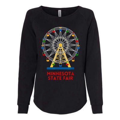 Minnesota State Fair Ferris Wheel County Fair Womens California Wash Sweatshirt