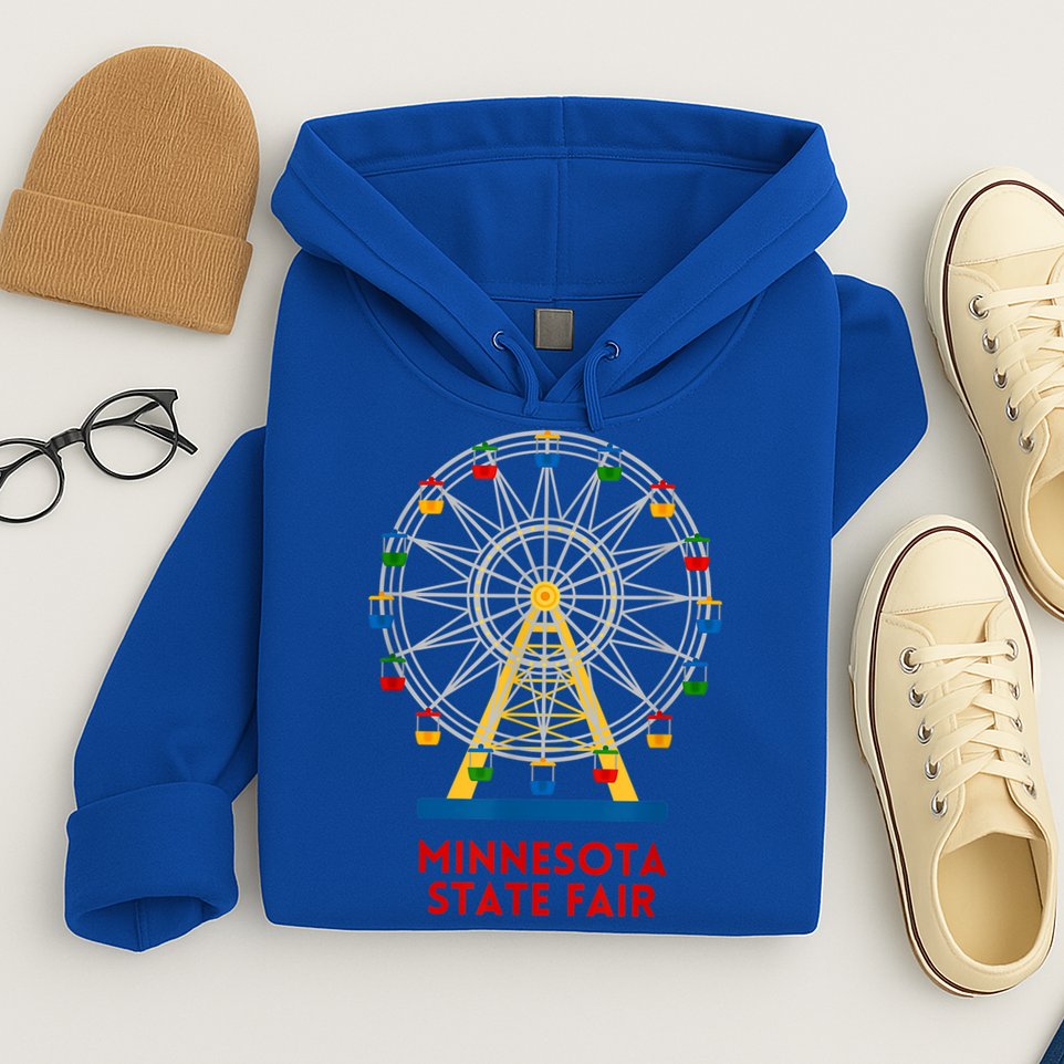 Minnesota State Fair Ferris Wheel County Fair Hoodie