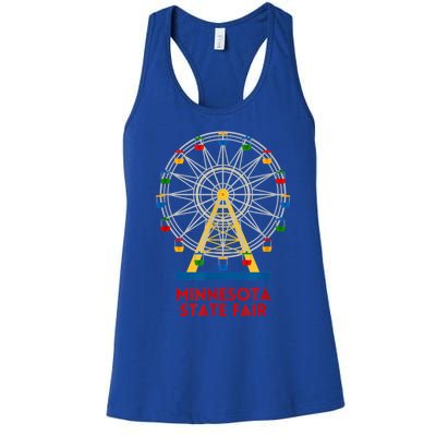 Minnesota State Fair Ferris Wheel County Fair Women's Racerback Tank