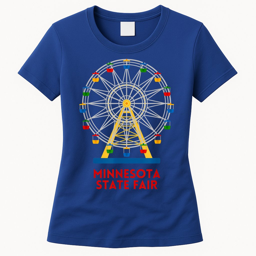 Minnesota State Fair Ferris Wheel County Fair Womens T-Shirt