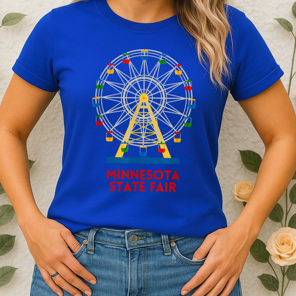 Minnesota State Fair Ferris Wheel County Fair Womens T-Shirt