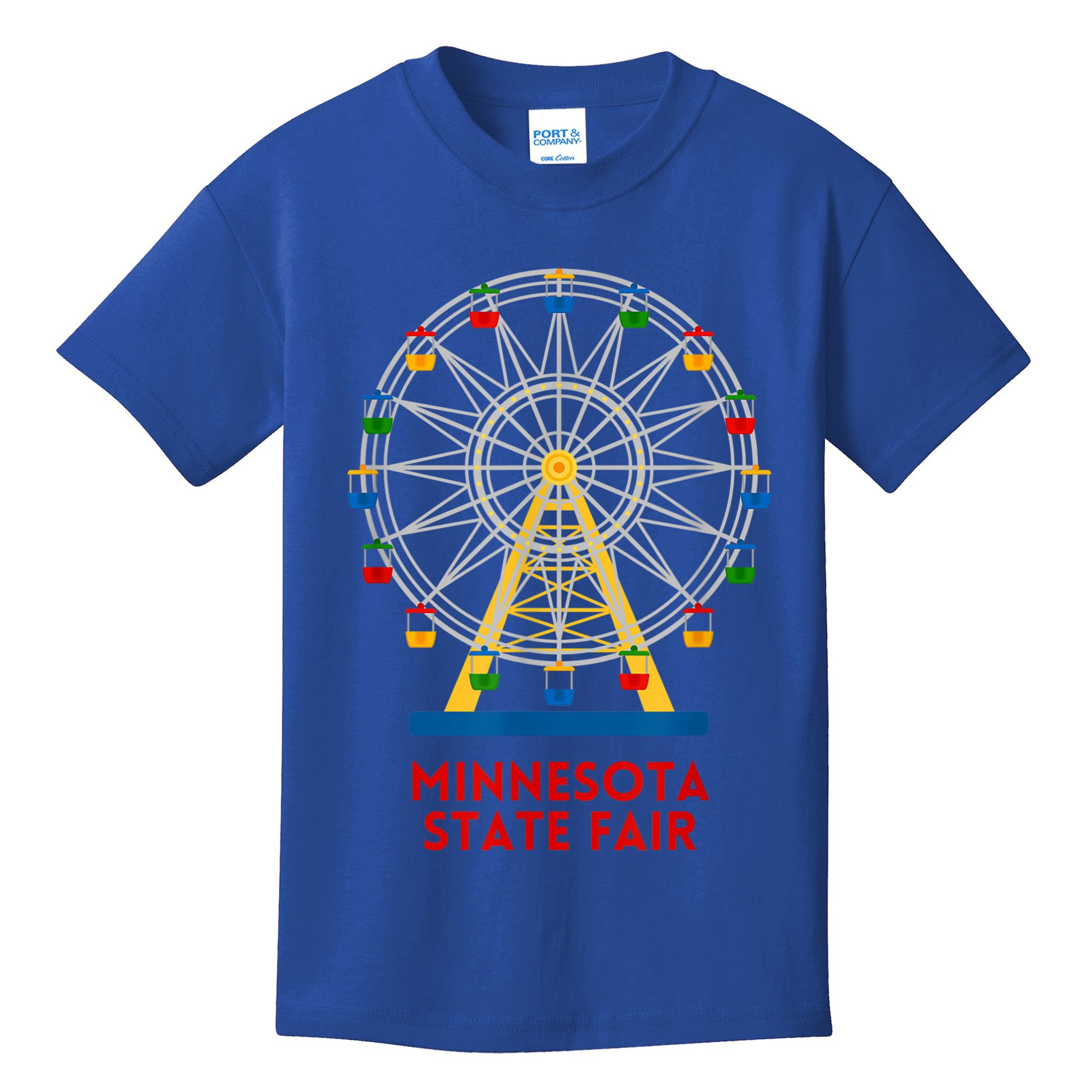 Minnesota State Fair Ferris Wheel County Fair Kids T-Shirt