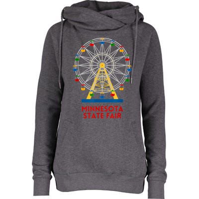 Minnesota State Fair Ferris Wheel County Fair Womens Funnel Neck Pullover Hood