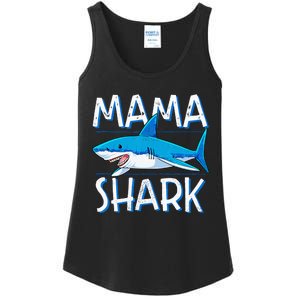 Mama Shark Family Matching Mommy Mom Wo Jawsome Ladies Essential Tank