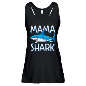 Mama Shark Family Matching Mommy Mom Wo Jawsome Ladies Essential Flowy Tank