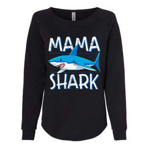 Mama Shark Family Matching Mommy Mom Wo Jawsome Womens California Wash Sweatshirt