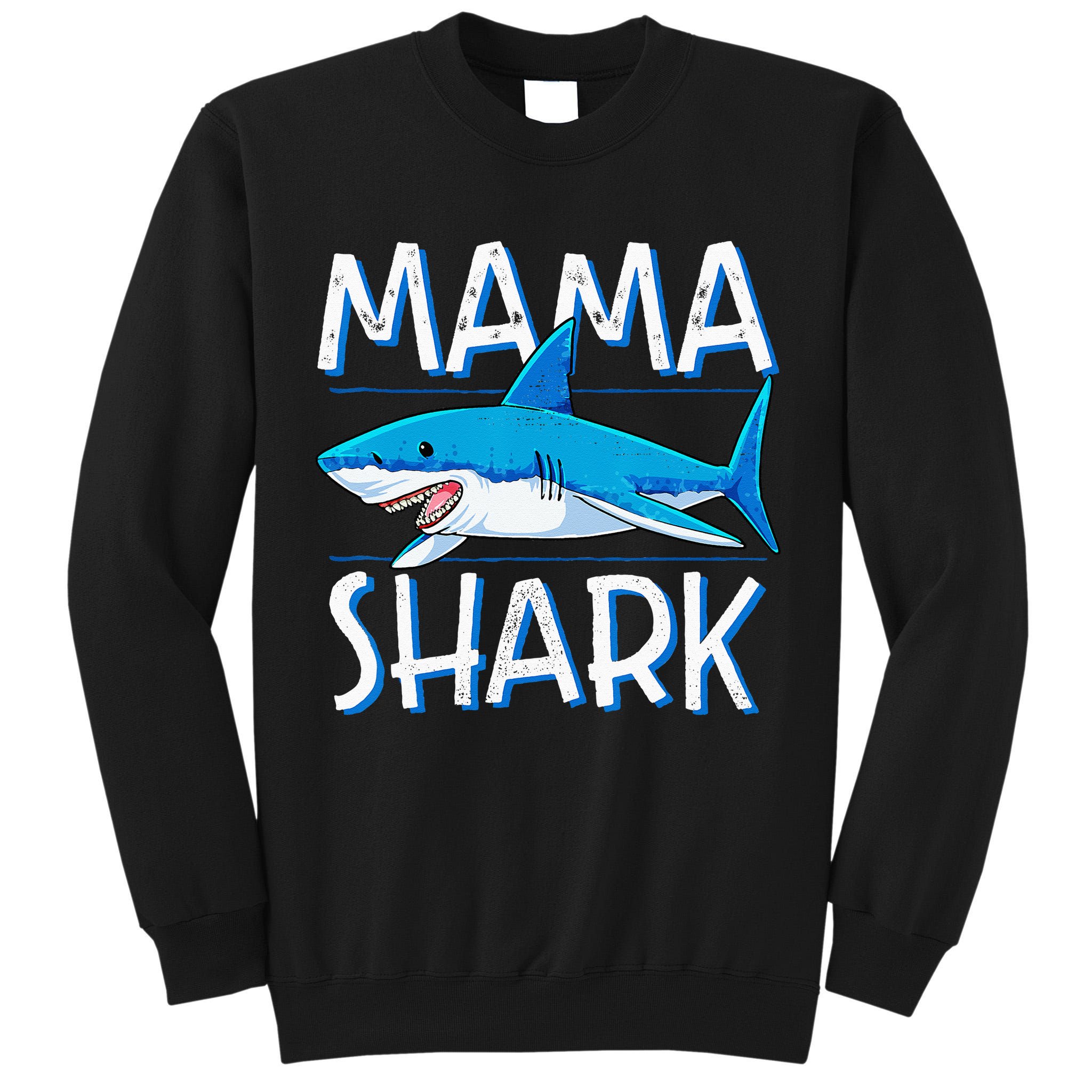 Mama Shark Family Matching Mommy Mom Wo Jawsome Tall Sweatshirt