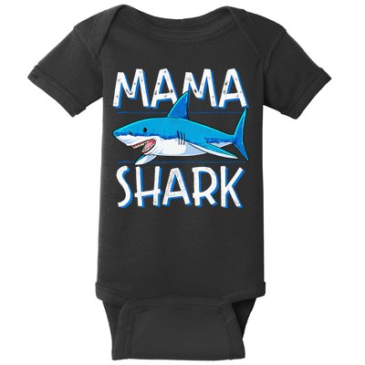 Mama Shark Family Matching Mommy Mom Wo Jawsome Baby Bodysuit