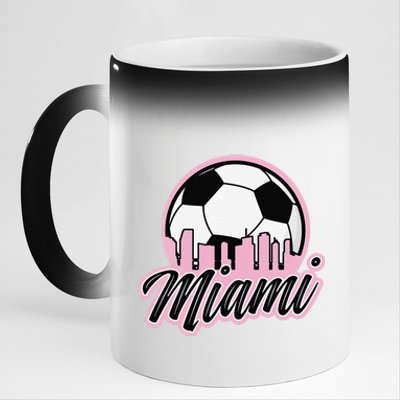 Miami Soccer Fansrelated Products 11oz Black Color Changing Mug