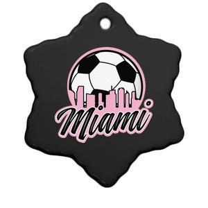 Miami Soccer Fansrelated Products Ceramic Star Ornament