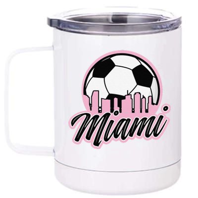 Miami Soccer Fansrelated Products 12 oz Stainless Steel Tumbler Cup