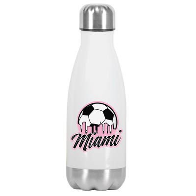 Miami Soccer Fansrelated Products Stainless Steel Insulated Water Bottle