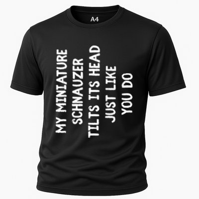 Miniature Schnauzer Funny Dog Lover Gift Cute Great Gift Performance Shirt