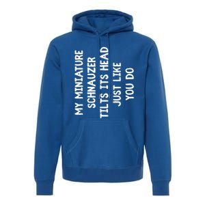 Miniature Schnauzer Funny Dog Lover Gift Cute Great Gift Premium Hoodie