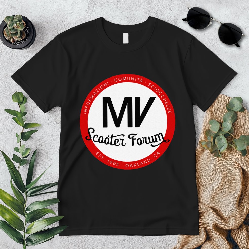 Mv Scooter Forum Est 1905 .Png Premium T-Shirt