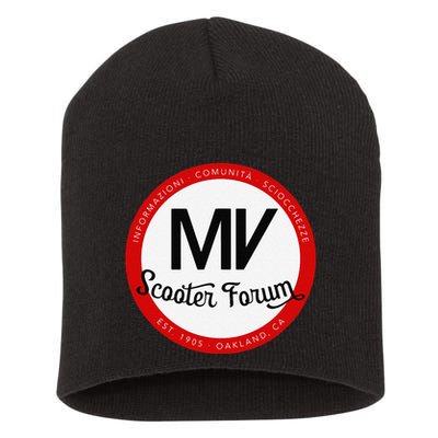 Mv Scooter Forum Est 1905 .Png Short Acrylic Beanie