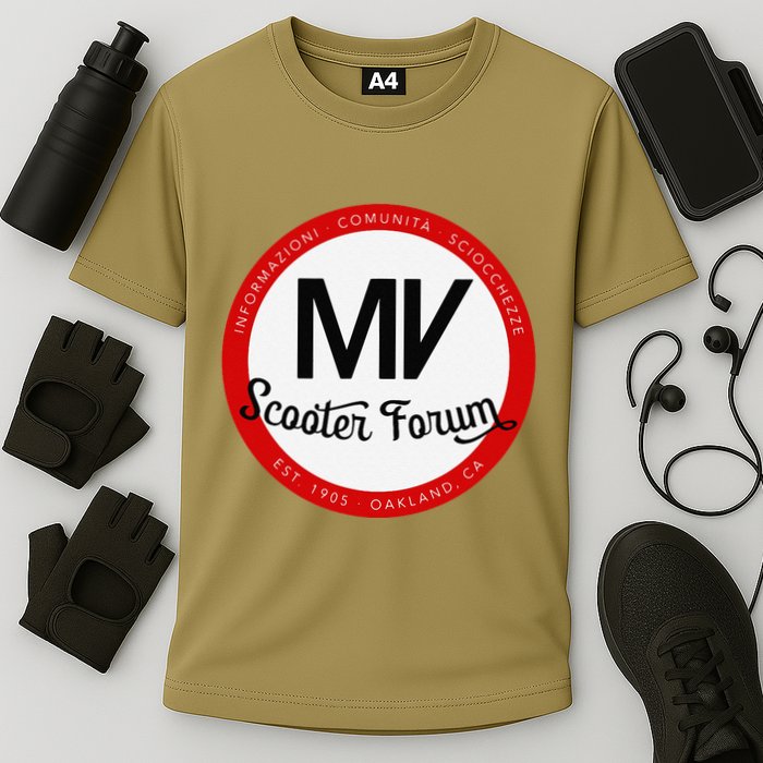Mv Scooter Forum Est 1905 .Png Cooling Performance Crew T-Shirt