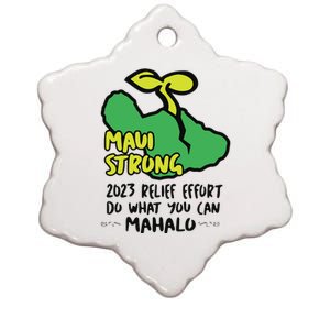 Maui Strong Fundraiser Lahaina Banyan Tree Ceramic Star Ornament