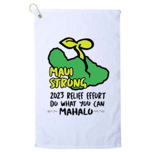 Maui Strong Fundraiser Lahaina Banyan Tree Platinum Collection Golf Towel