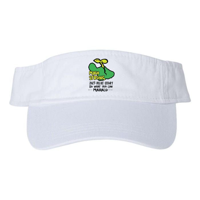 Maui Strong Fundraiser Lahaina Banyan Tree Valucap Bio-Washed Visor