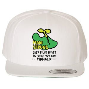 Maui Strong Fundraiser Lahaina Banyan Tree Wool Snapback Cap