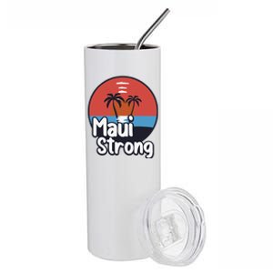 Maui Strong Fundraiser Support For Hawaii Fire Victims Maui Wildfire Stainless Steel Tumbler