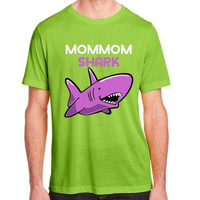 MomMom Shark Funny Family MomMom Adult ChromaSoft Performance T-Shirt