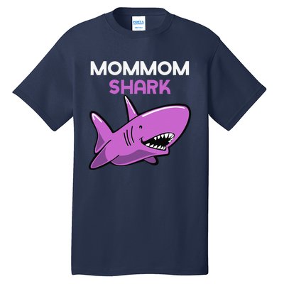 MomMom Shark Funny Family MomMom Tall T-Shirt