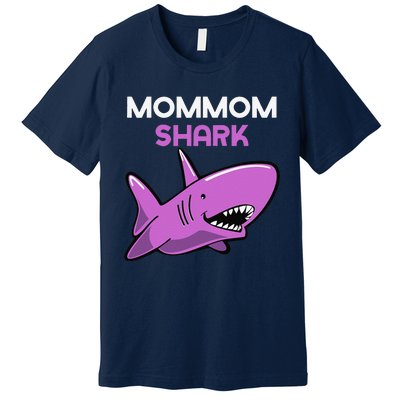 MomMom Shark Funny Family MomMom Premium T-Shirt