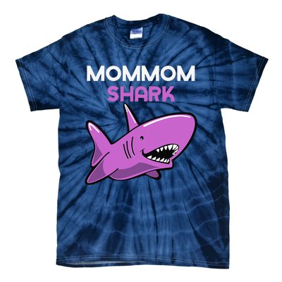 MomMom Shark Funny Family MomMom Tie-Dye T-Shirt