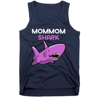 MomMom Shark Funny Family MomMom Tank Top